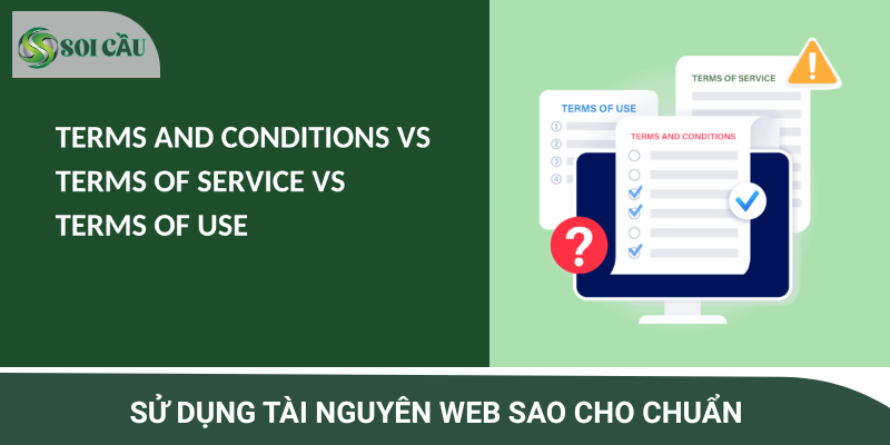 Quy định về chính sách sử dụng tài nguyên webiste
