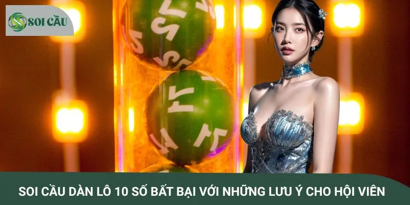 Soi cầu dàn lô 10 số bất bại với những lưu ý cho hội viên