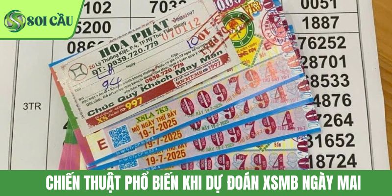 Chiến thuật phổ biến khi dự đoán XSMB ngày mai