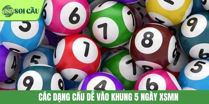 Các dạng cầu dễ vào khung 5 ngày XSMN