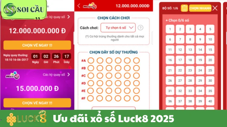 Ưu đãi xổ số Luck8 2025